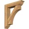 Ekena Millwork Westlake Traditional Rough Sawn Bracket w/ Offset Brace, Western Red Cedar, 8"W x 36"D x 40"H BKT0806X36X40WTL01RWR - alternate 1